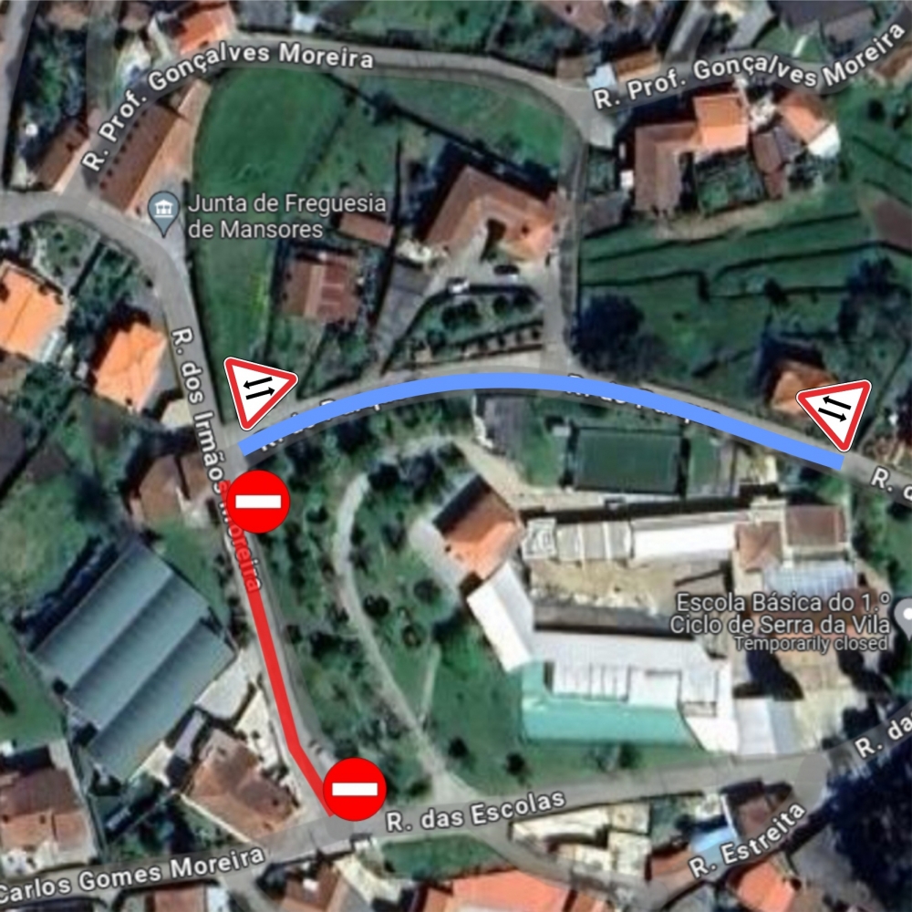 Rua Irmãos Moreira Encerrada ao Transito